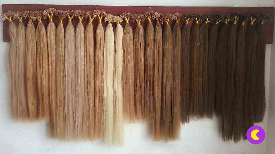 Наращивание волос: волосы на капсулах и ленточные пряди